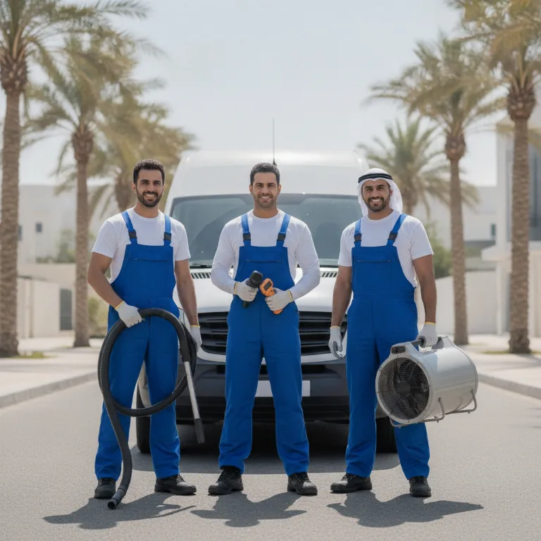 ترميم أضرار المياه فريق في المطينة